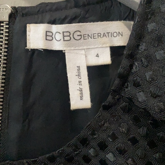 BCBGeneration Black A-Line Style Mini Dress - Picture 5 of 11